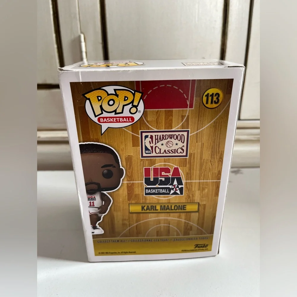 New Funko POP NBA Legends Karl Malone 1992 Team USA Target Exclusive #113 figure